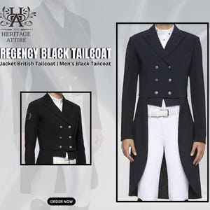 Men&#39;s Custom Made REGENCY TAILCOAT | Victorian Vintage Tailcoat | British Regency Fashion Jacket  | 19th Century Historical Coat