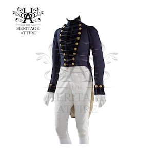 Men&#39;s Custom Made BRITISH REGENCY TAILCOAT | Victorian Vintage Tailcoat | 18th Century Historical Coat | Napoleon Tailcoat |