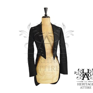 Damen Maß Regency Tailcoat | Viktorianischer Vintage Frack | Britische Regency-Modejacke | 19th Century Historischer Mantel