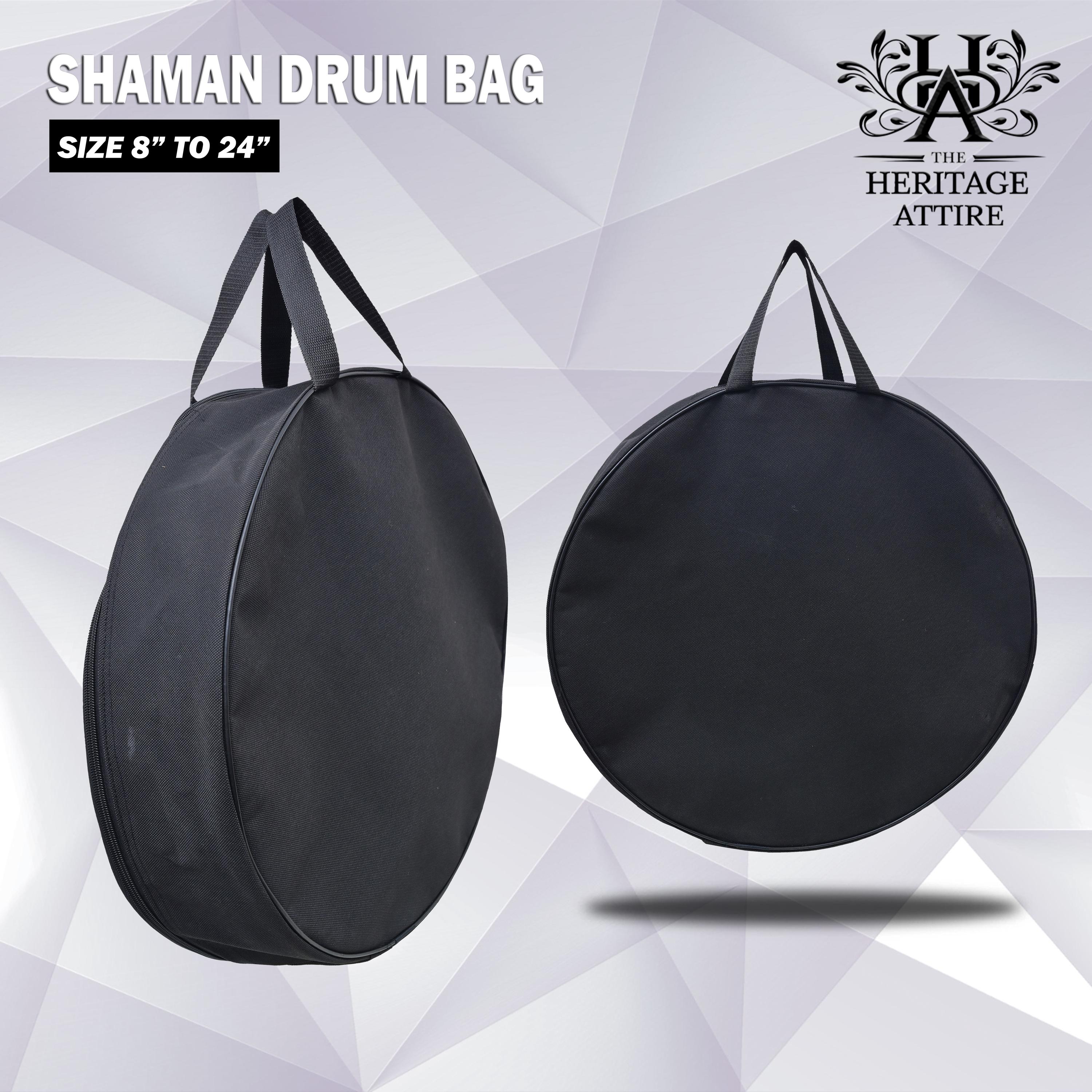 Handcrafted Canvas Shaman Drum Bag | Native Frame Drum Case - Etsy