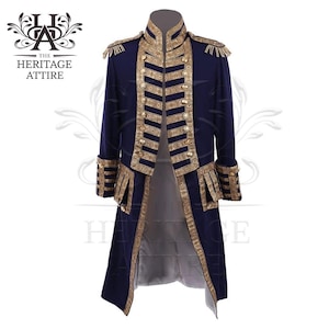 British Royal Navy Vice Admiral Military Jacket | Officer Tunic Uniform | Steampunk Navy Costume