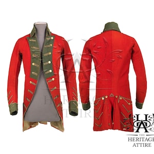 British Royal Military Jacket | Officer Tunic Uniform | Steampunk Military Hussar Costume