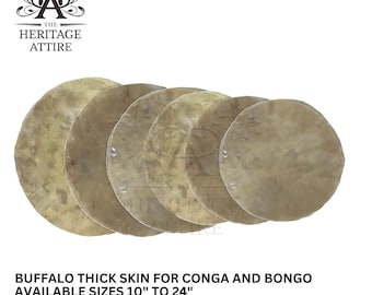 Buffalo Skins For Conga and Bongo