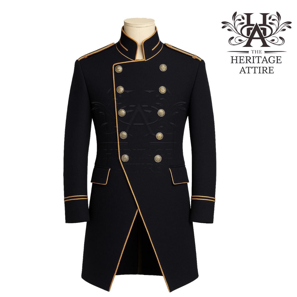 ユーロヴィンテージ BRAGARD アトリエコート コック military 軍 Military Officer Coat | Officer Tunic Uniform | Steampunk Gothic