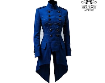 Women's Custom-made Gothic Coat | Steampunk Coat | Victorian Vintage Tailcoat