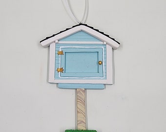 Little Library Ornament / Mini Replica Custom / Book Lover