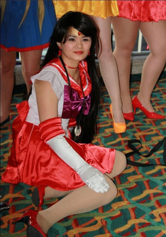 Sailor Mars "Red Star" Earrings Cosplay Costume Jewelry - Thumbnail 5