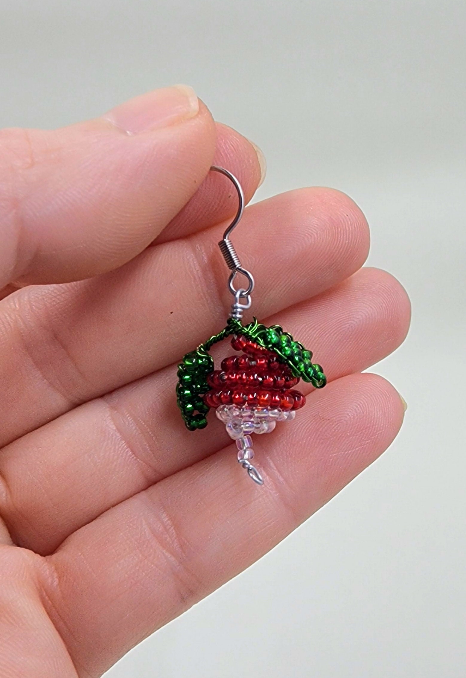 Radish earrings shop diy