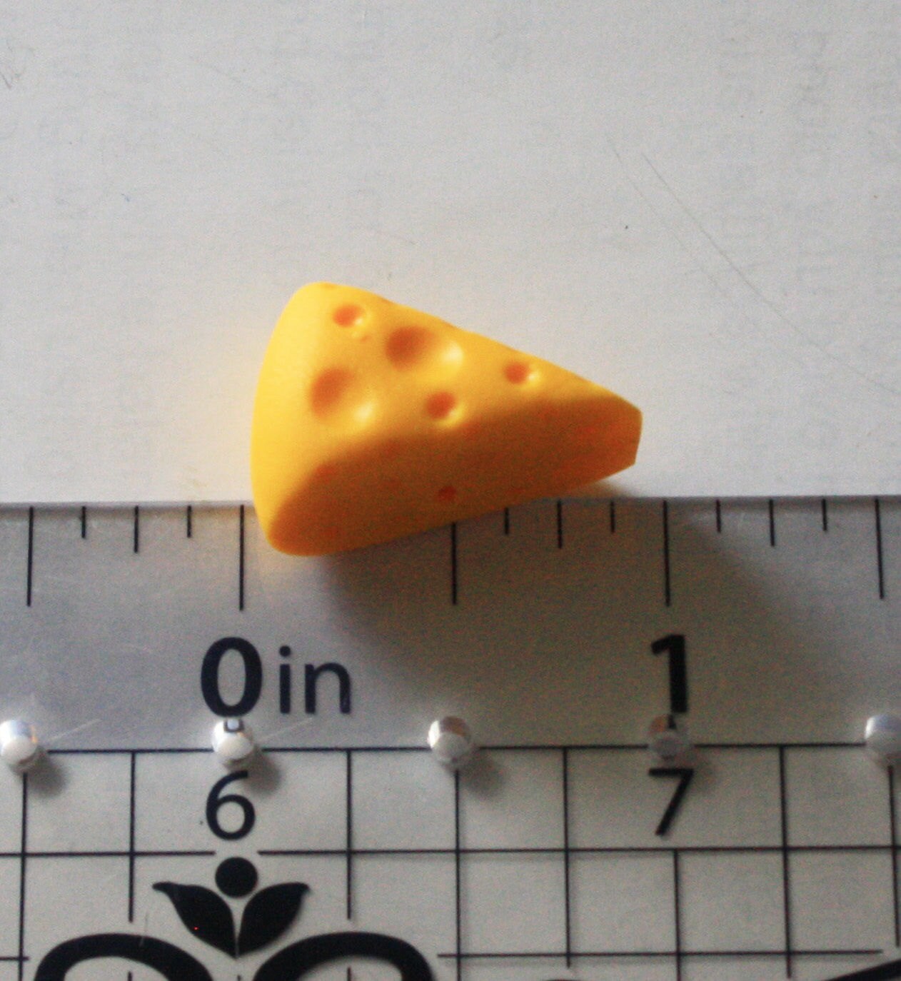 Cheese Wedge Charm Beads - Choose Your Combo - Fake Food - Cheese Head - Go Pack Go - Green Bay Packers - Polymer Clay - Thumbnail 2