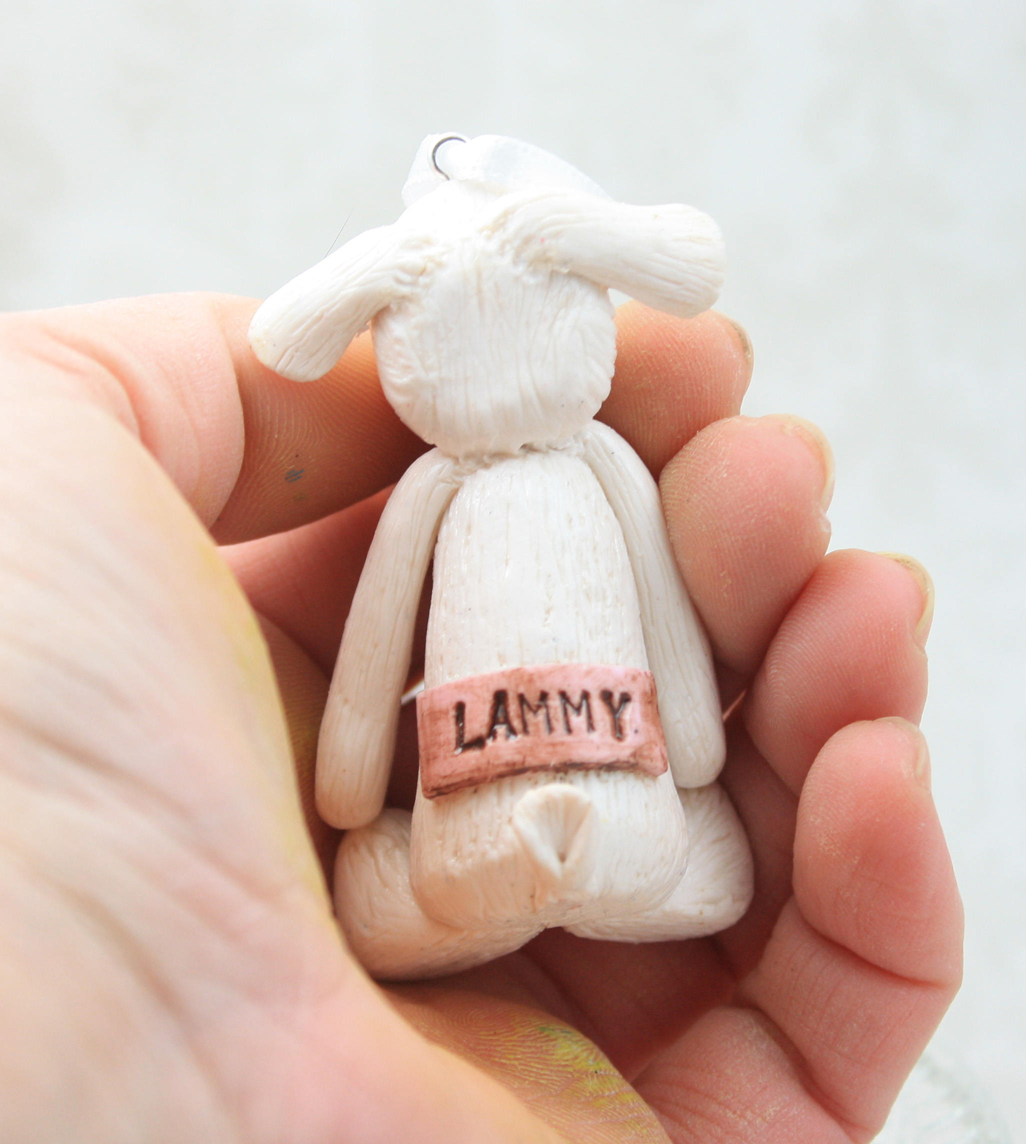 Stuffed Animal Replica Ornament | First Birthday | Baby's First Friend - Thumbnail 3