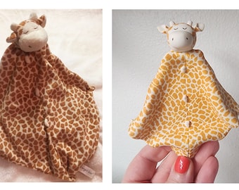 Stuffed Animal Blanket Replica Ornament | First Birthday | Baby's First Friend
