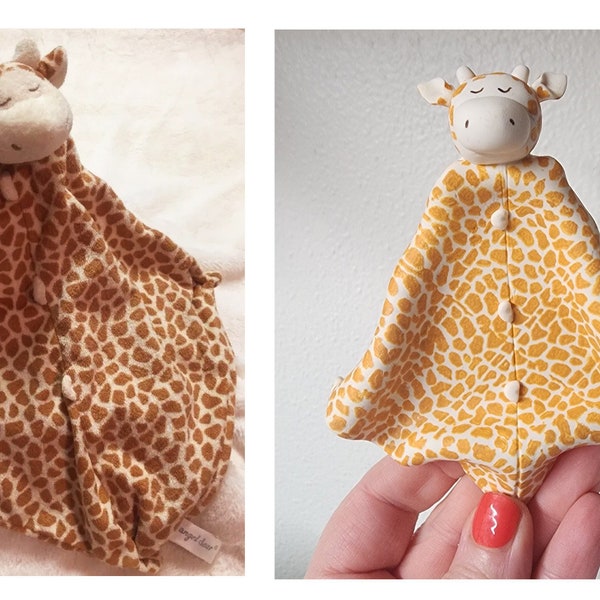 Stuffed Animal Blanket Replica Ornament | First Birthday | Baby's First Friend