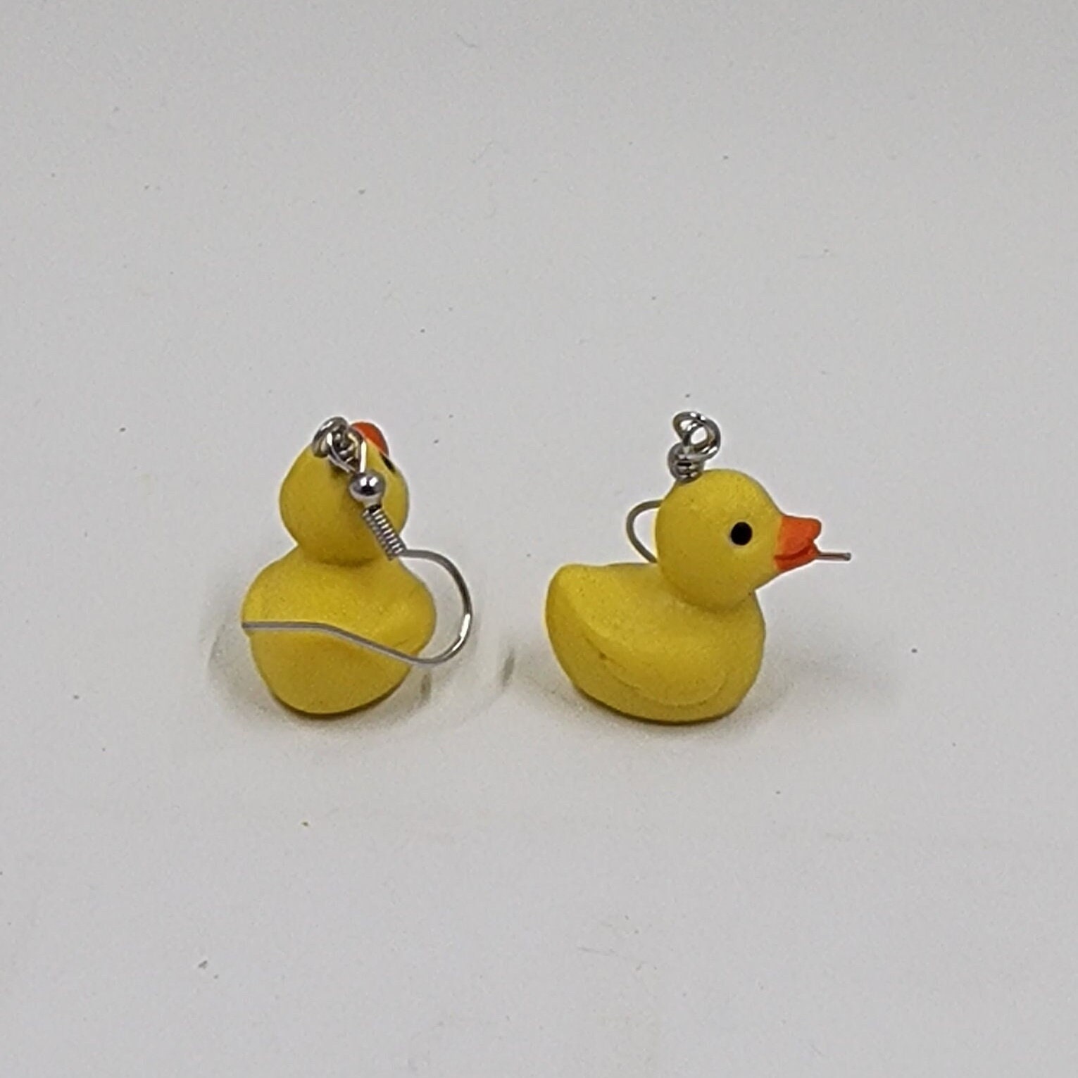 Yellow Rubber Duck Earrings | Duckie - Thumbnail 5
