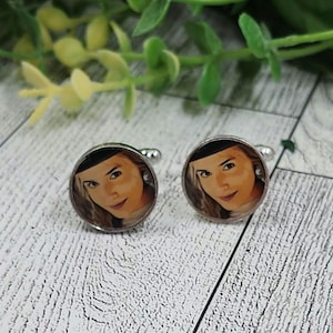 Personalized Cufflinks For Him | Tie Tack | Cuff links | Father's Day | Wedding | Gift for Groom | Anniversary Present | Ready to Ship