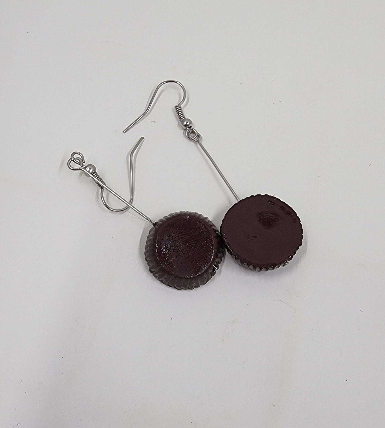 Peanut Butter Cup Earring | Dessert Earrings | Miniature Food | Peanut Butter Cup Jewelry l Mini Food Jewelry l  Realistic