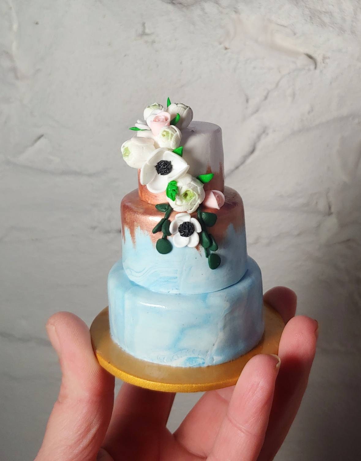 Wedding Cake Ornament Replica | Personalized Gift | Custom Ornament | Personalized Ornament | Birthday cake ornament replica (FF-TS) - Thumbnail 4