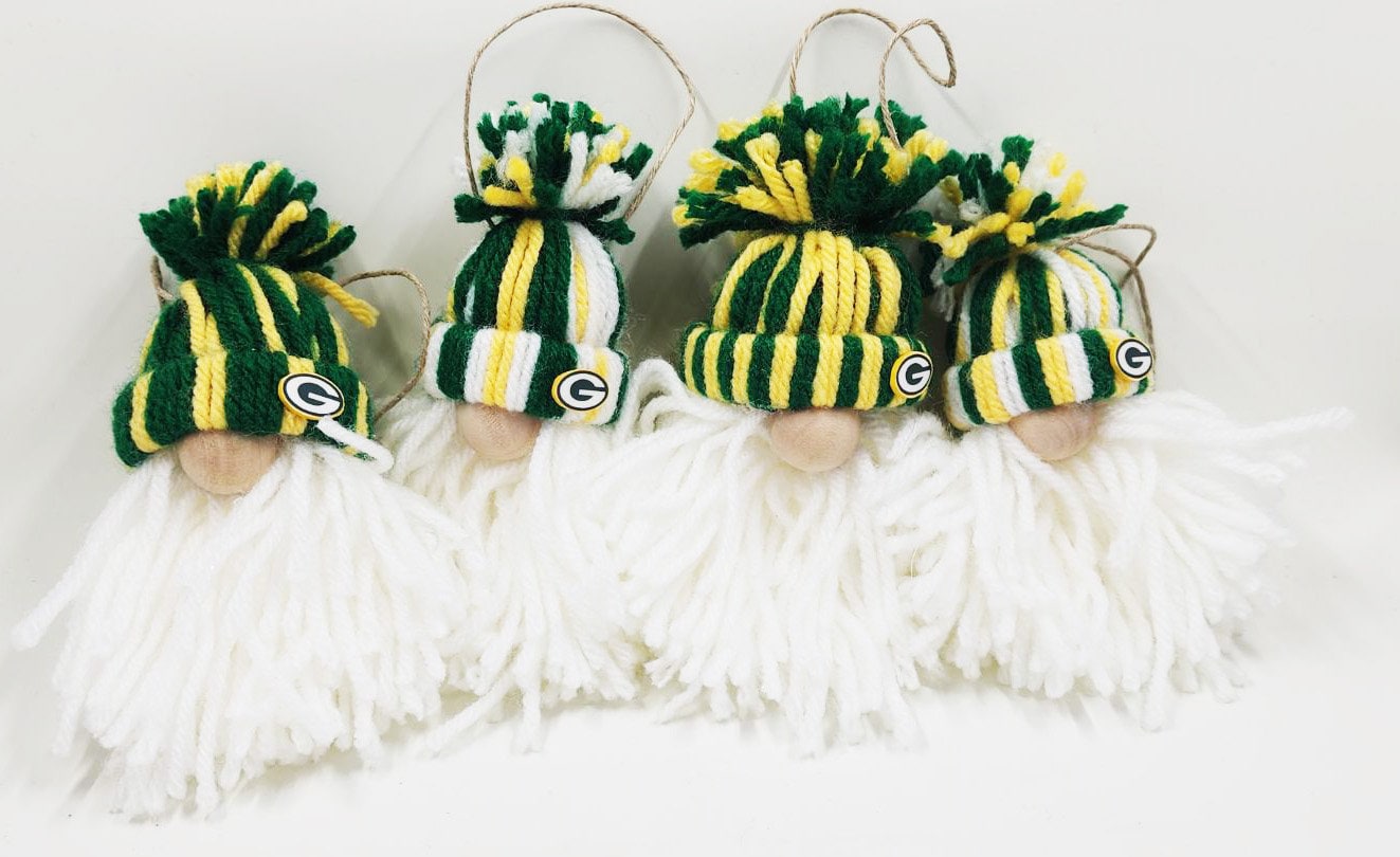 Green Bay Packers Gnome Ornament | Wisconsin | Packer Backer | Cheesehead