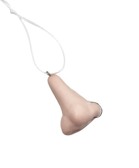 ORNAMENT Fake Nose Finger Ring with a Nose Stud Bone - Gag Gift - Pun - Prank - White Elephant - Teenager Gift - Faux - Non Piercing - Thumbnail 3
