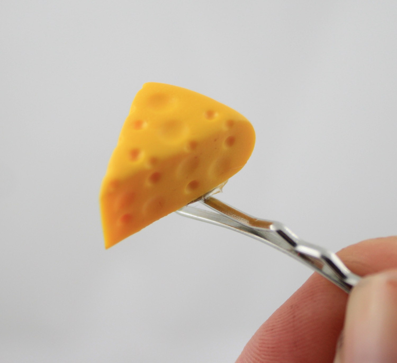 Cheese Wedge Bobby Pin / Barette - Cheesehead - Gifts Under 10 - Wisconsin Handmade - Gag Gift - Football