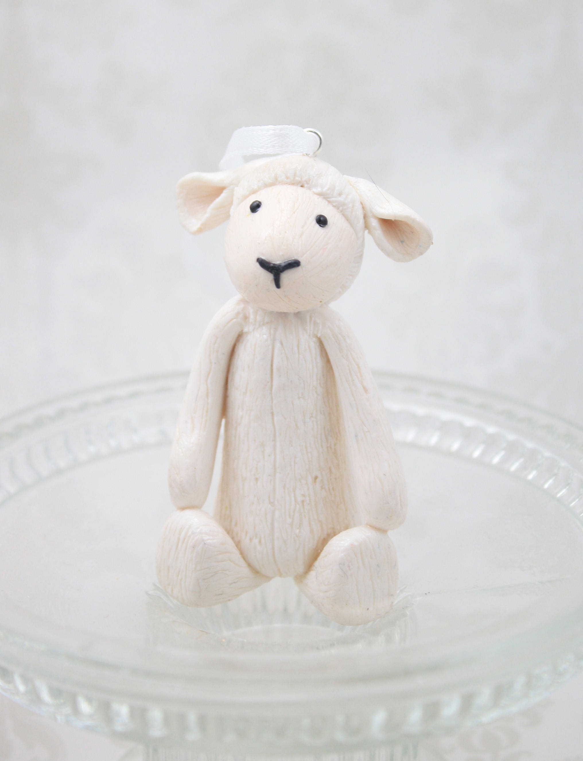 Stuffed Animal Replica Ornament | First Birthday | Baby's First Friend