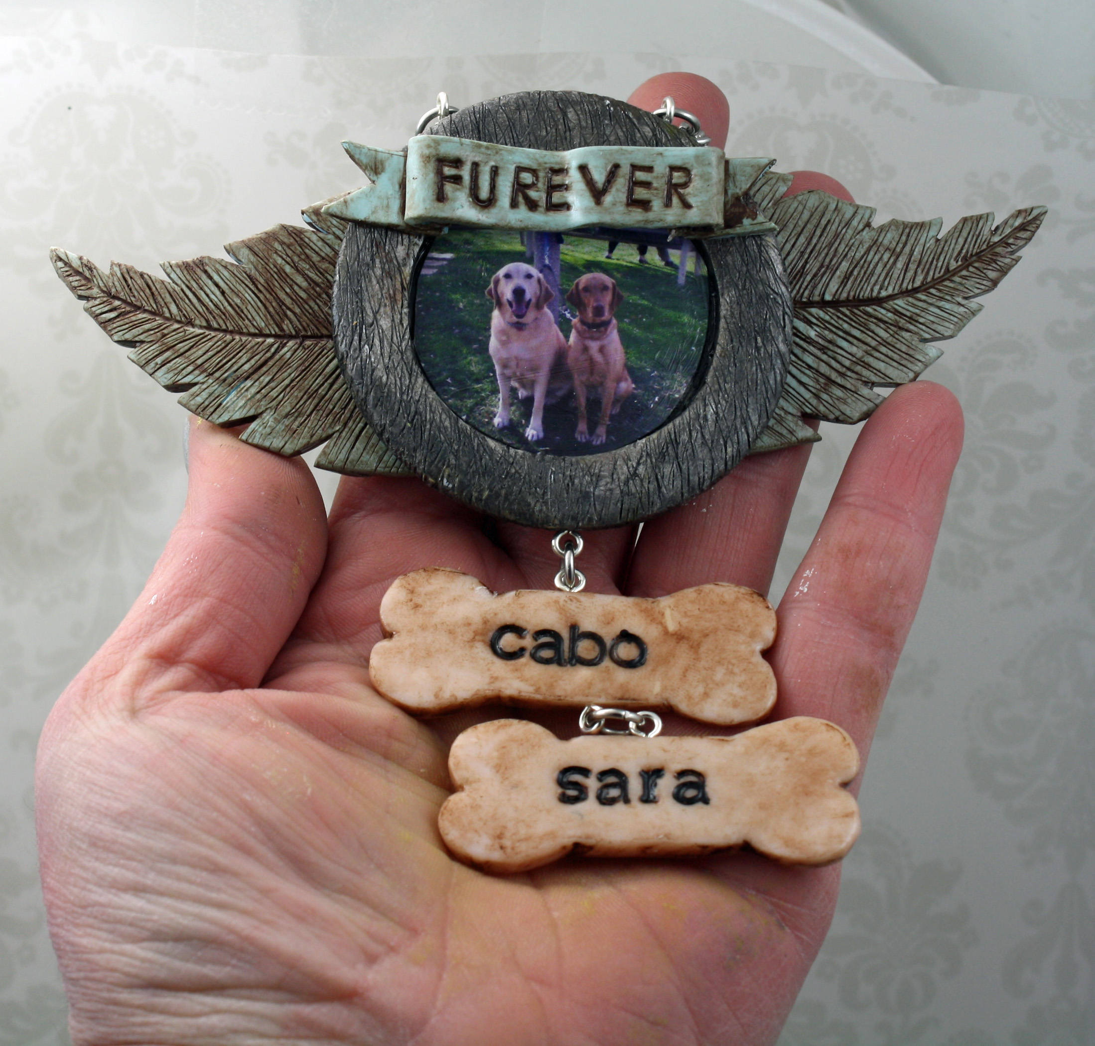 Pet Memorial Custom Ornament | Pet Memorial Gift | Memorial Gift for Loss | Loss of Dog | Loss of Cat | Dog Remembrance Gift | Cat Loss Gift - Thumbnail 6