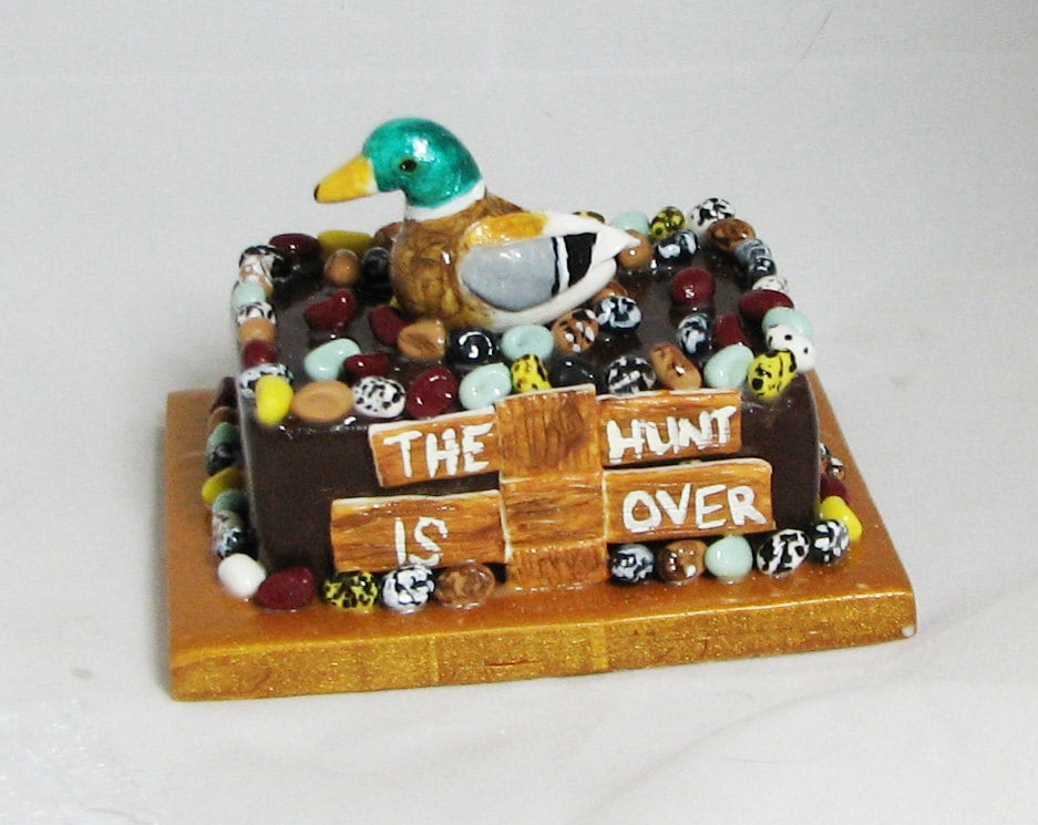 Wedding Cake Mini Replica Custom Ornament - Replica Cake - Wedding Gift - First Anniversary - Newlyweds Gift - Clay Ornament Shop ** - Thumbnail 6