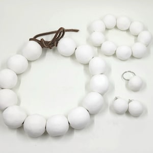 Wilma Necklace, Earrings, Ring, Bracelet Jewelry Set - Halloween Costume Cosplay