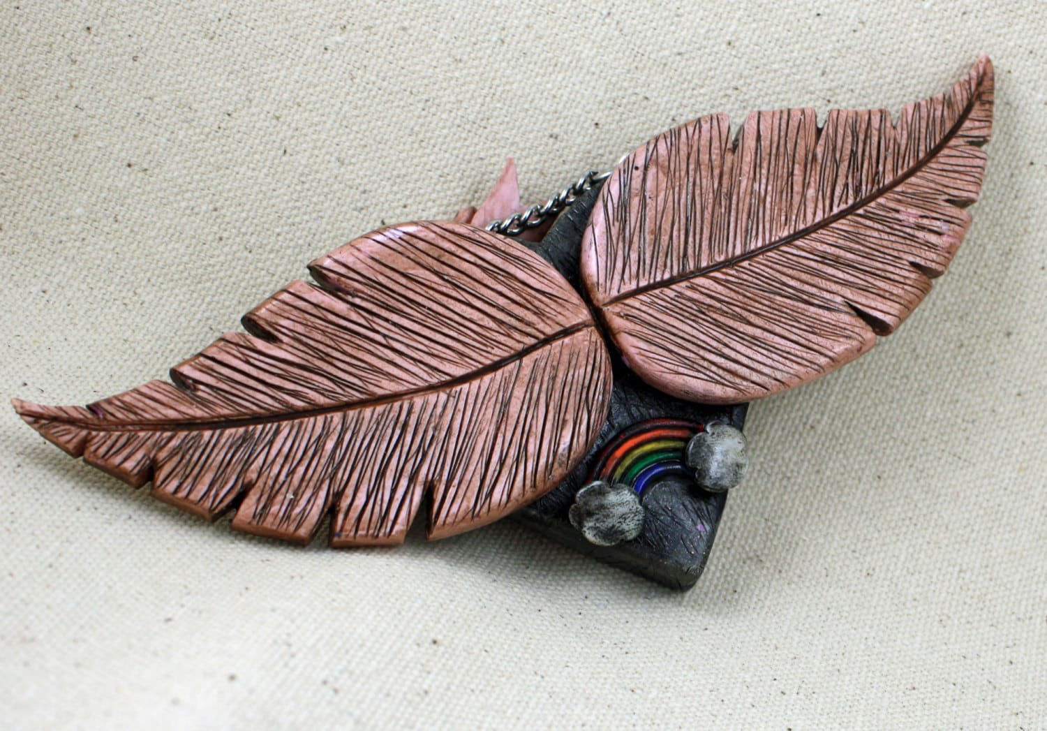 Pet Memorial Custom Ornament - Rainbow Bridge - Christmas - Personalized - Picture Frame Ornament - Dog - Cat - Your Pet Photo Ornament MTO - Thumbnail 4