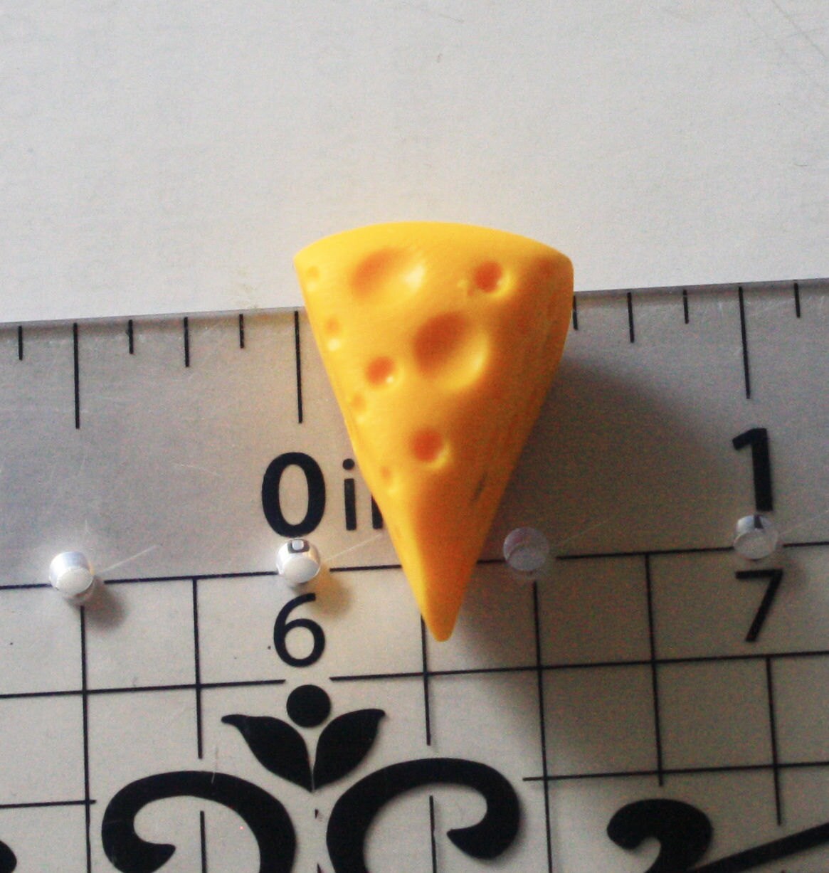 Cheese Wedge Charm Beads - Choose Your Combo - Fake Food - Cheese Head - Go Pack Go - Green Bay Packers - Polymer Clay - Thumbnail 3