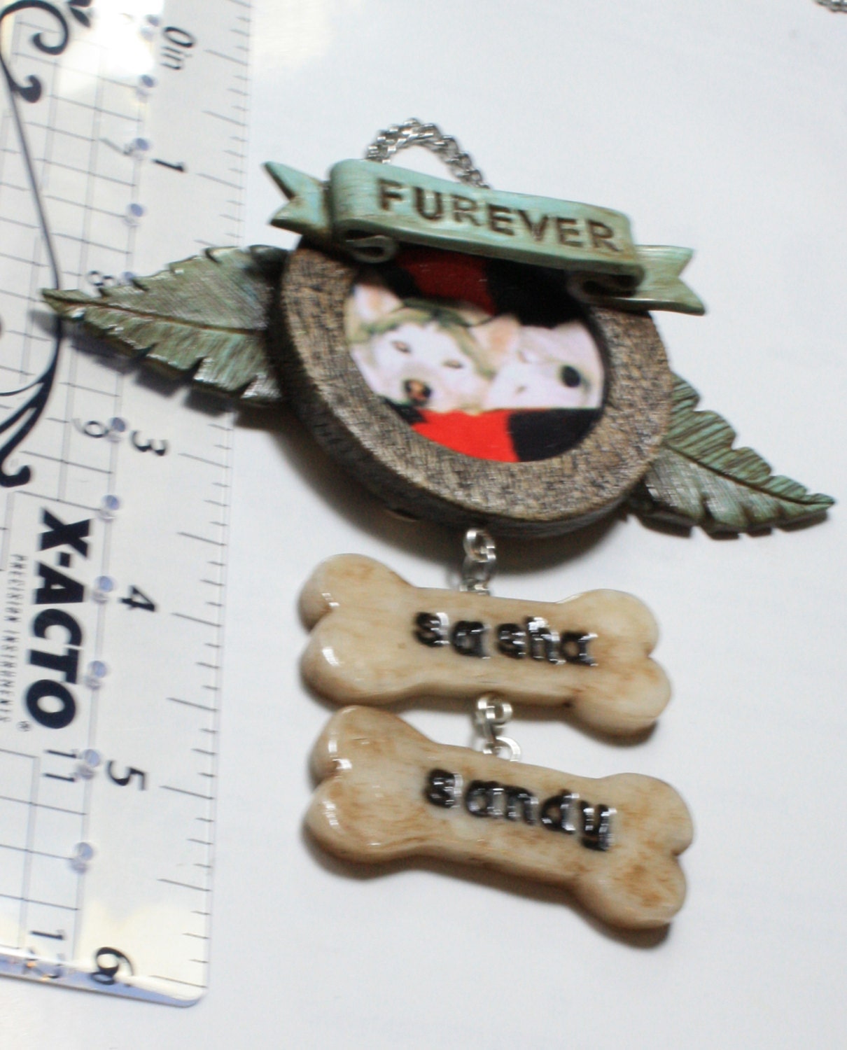 Pet Memorial Custom Ornament | Pet Memorial Gift | Memorial Gift for Loss | Loss of Dog | Loss of Cat | Dog Remembrance Gift | Cat Loss Gift - Thumbnail 4