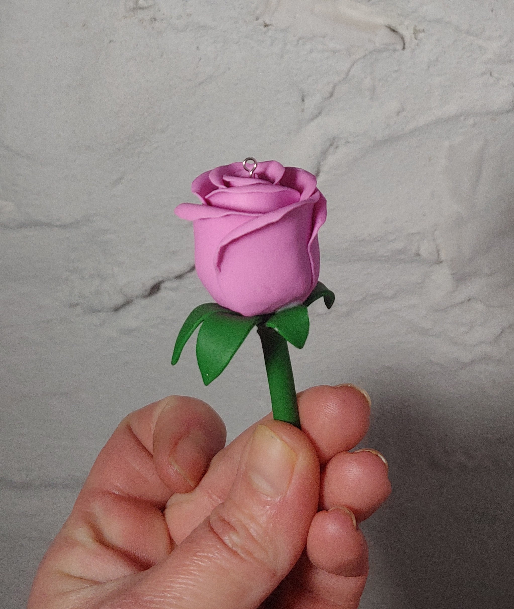 Boutonniere Replica Custom Ornament - Replica - Wedding Gift - First Anniversary - Newlyweds Gift - Clay Ornament Shop - Groom - Best Man - Thumbnail 5