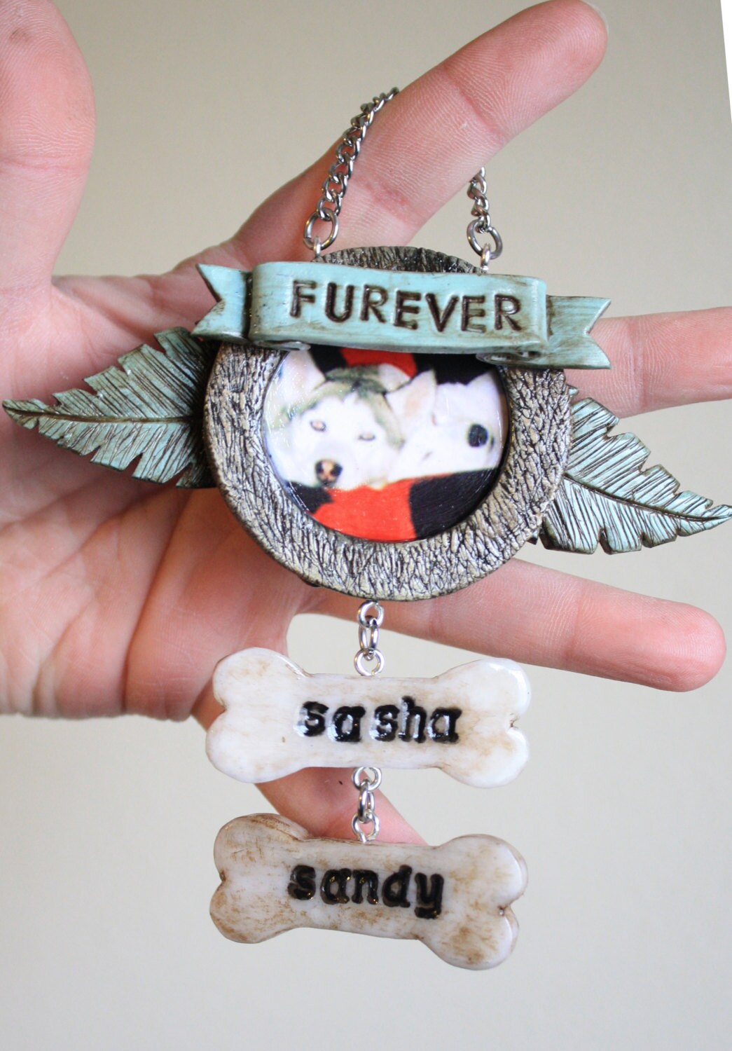 Pet Memorial Custom Ornament | Pet Memorial Gift | Memorial Gift for Loss | Loss of Dog | Loss of Cat | Dog Remembrance Gift | Cat Loss Gift - Thumbnail 2