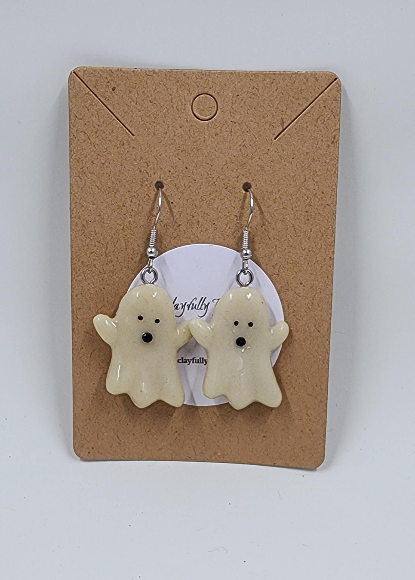 Orecchini Fantasma In Bottiglia Di Vetro Che Si Illuminano Al Buio - Gioielli Halloween Creativi Per Donne, Regalo Festa - 2