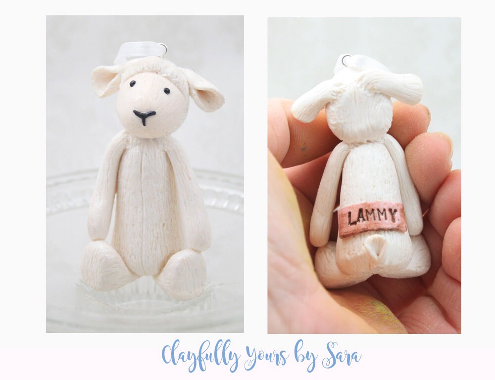 Stuffed Animal Replica Ornament | First Birthday | Baby's First Friend - Thumbnail 2