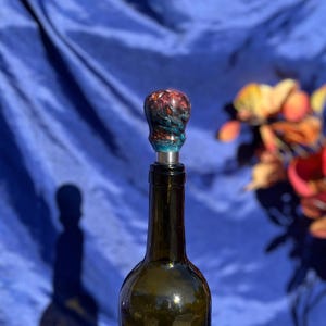Szyszka Korek do butelki z prezentem walentynkowym Korek do butelki ze stali nierdzewnej Korek do butelki z alkoholem Olej Prezent świąteczny Rocznica Drewno Żywica Sztuka