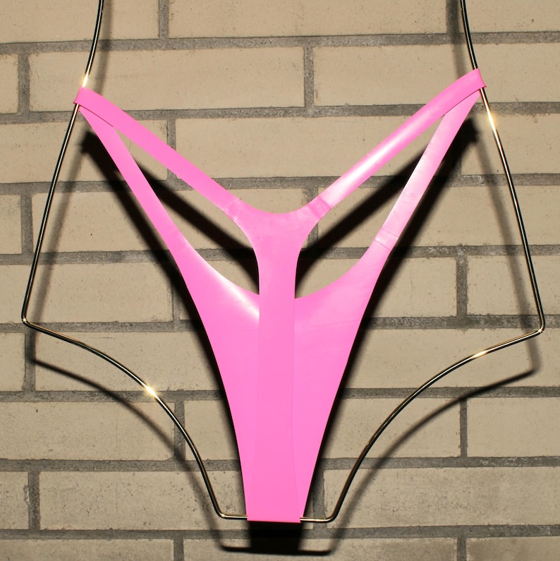 Red Latex thong micro bikini thong, halloween costume, halloween, sexy halloween