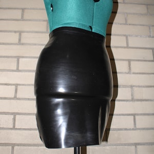 Latex Pencil Skirt