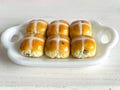 1:12 Scale Miniature Hot Cross Buns – Dollhouse Easter Collectible product logo