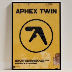 Aphex twin poster - Etsy 日本