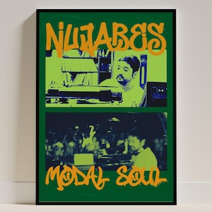 Nujabes Modal Soul Poster Lofi Hip Hop Wall Art Digital Download A2-A4