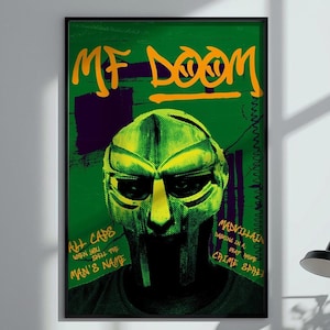 特大⭐︎MF DOOMポスター Amazon.co.jp: MF Doom ポスター Madvillian ポスター アルバム