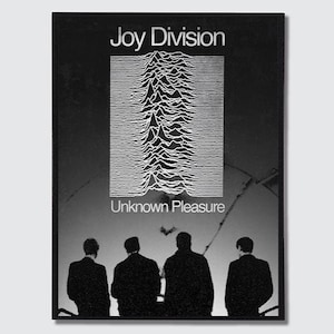 Joy Division Poster: Unknown Pleasures Album Art Print (Digital Download, PNG File A1-A4)