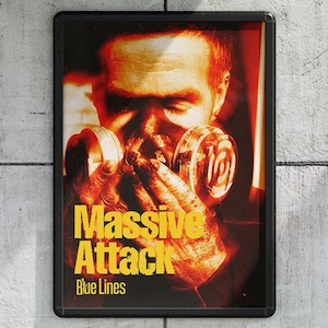 Massive Attack Digital Poster Mezzanine Wall Art Print Trip Hop Music Decor 90s Alternative Band Artwork for Studio or Home Display