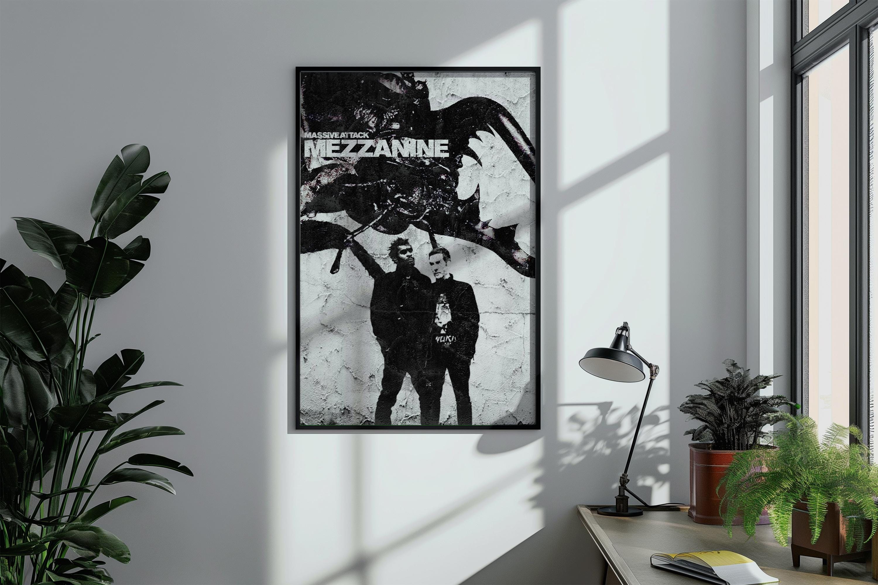 massive attack 3D 大判アートポスター Massive Attack - Mezzanine (1998) - 3D' Poster, picture, metal