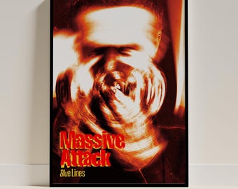 Trip Hop Print - Massive Attack - Blue Lines - Alternative Book