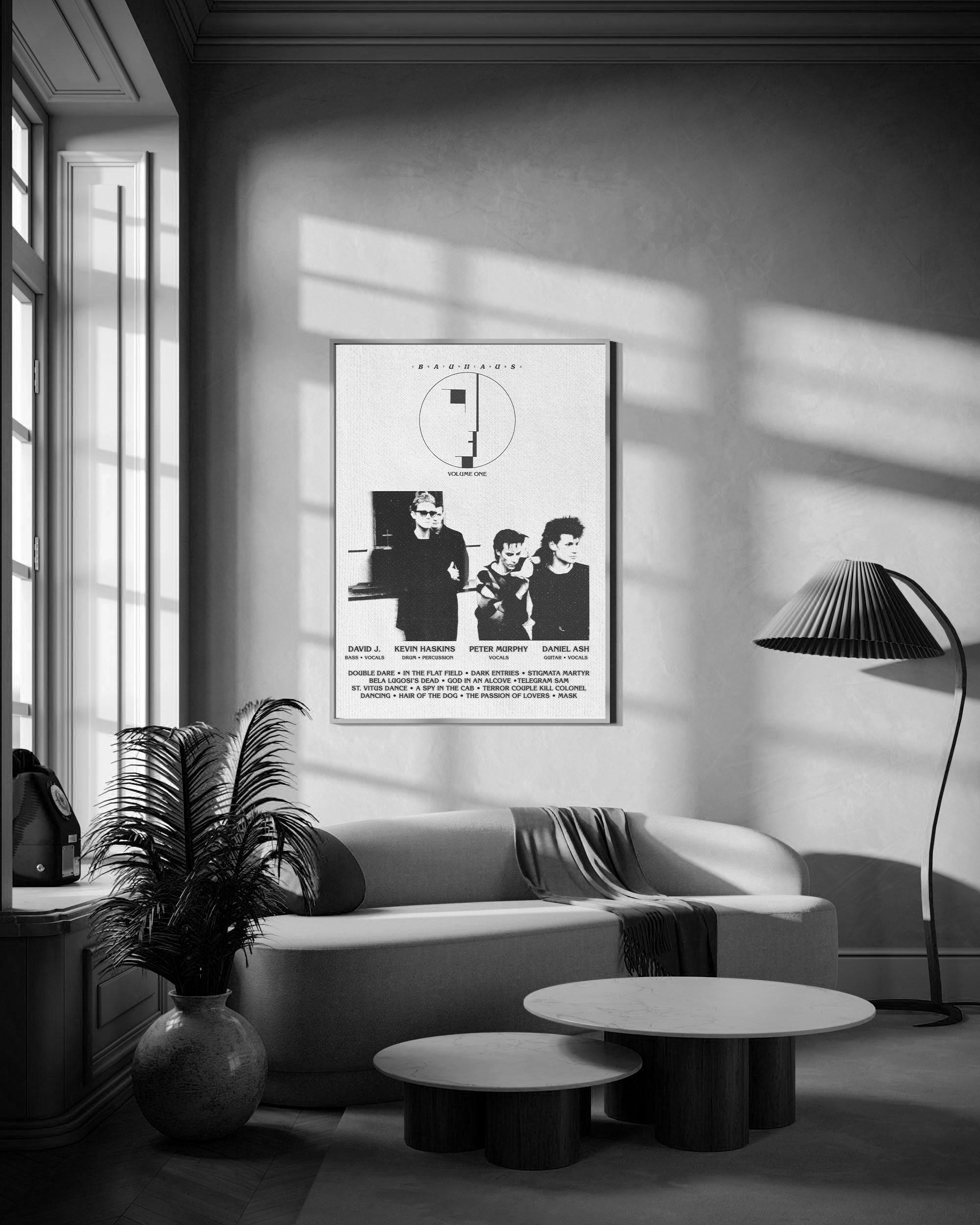 Bauhaus Poster Gothic Rock Wall Art Digital Download A2-A4 - Etsy
