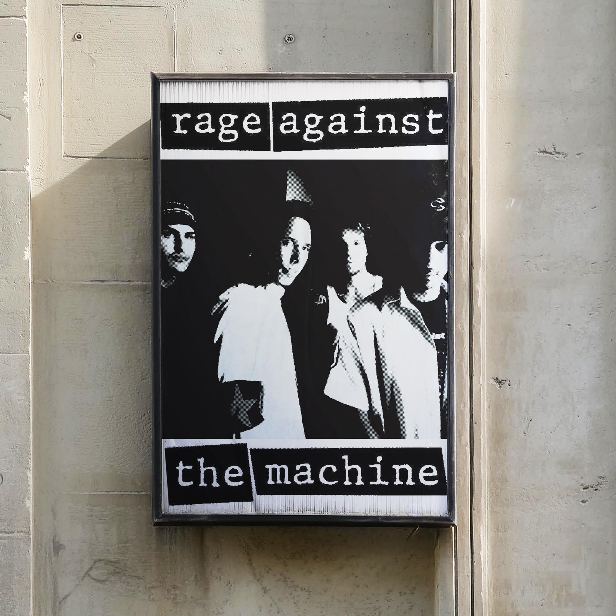 Rage against the machine poster - Etsy 日本