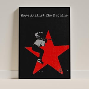 Rage against the machine poster - Etsy 日本