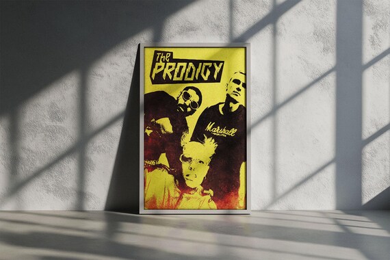 The Prodigy Poster 90s Rave Big Beat Wall Art Digital Download A2