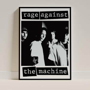 Rage against the machine poster - Etsy 日本